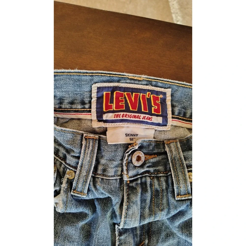 Preowned~Levi's 511~Men's  Jeans~Slim Fit~Skinny Leg~Med Wash Denim~Sz W32 x L34